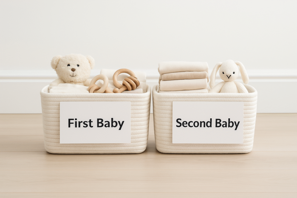 what to reuse for second baby organization